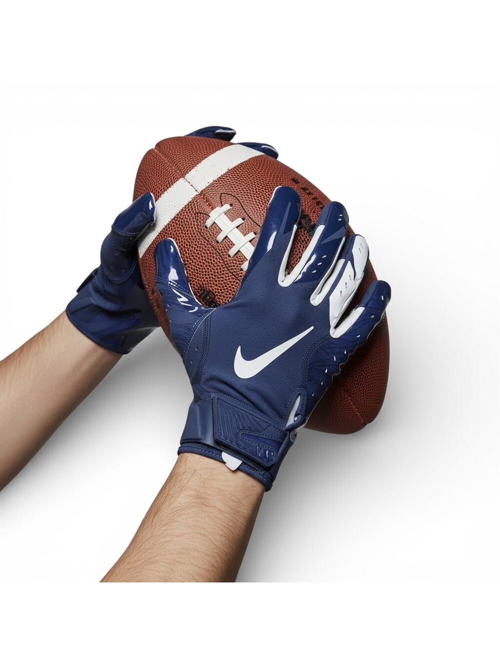 Nike Vapor Jet 5.0 Football Gloves Size 3XL XXXL Navy Blue NFL Issued RARE